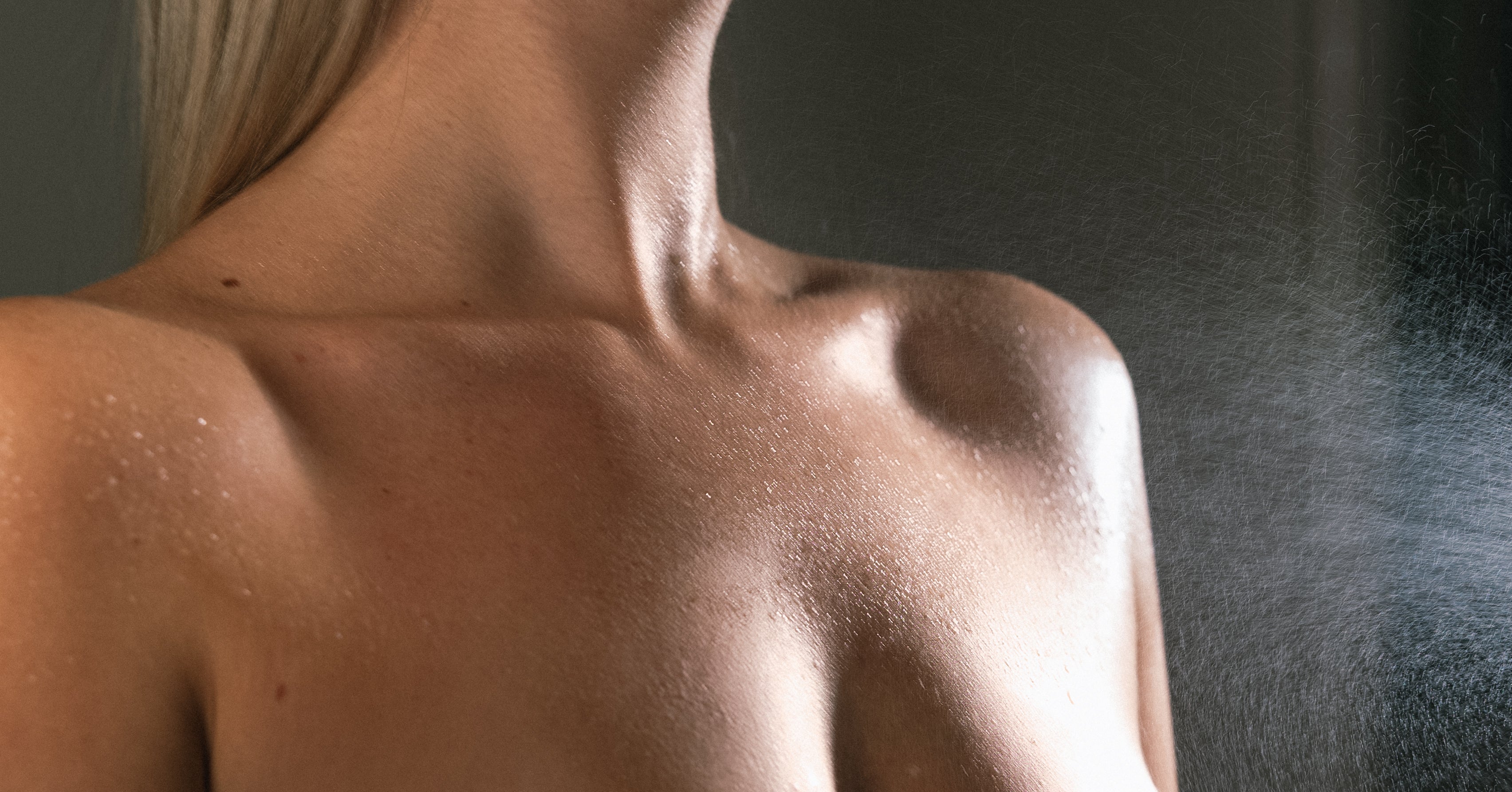 NUN SKINCARE serum in an editorial bodycare scene