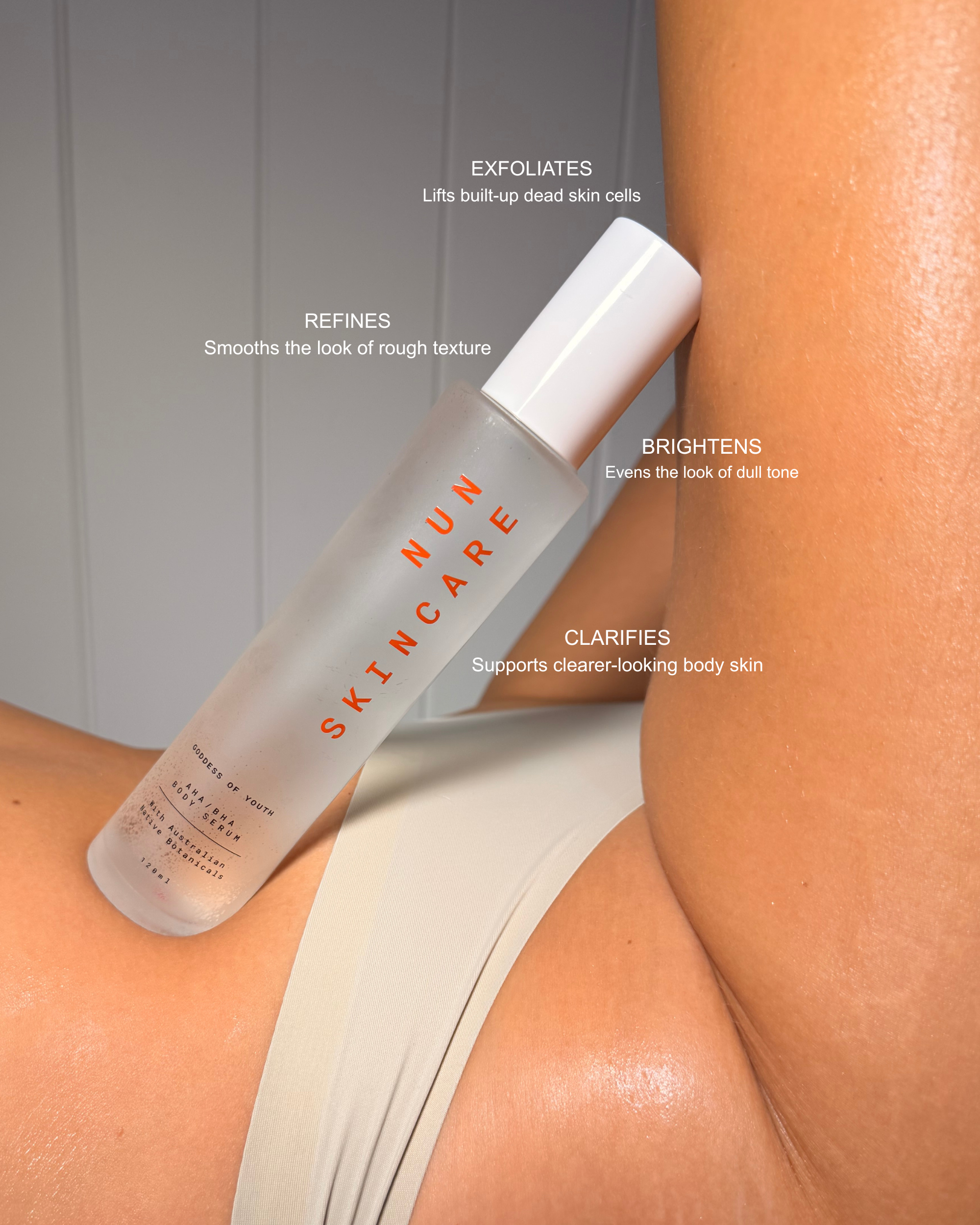 Goddess of Youth body serum with bodycare notes